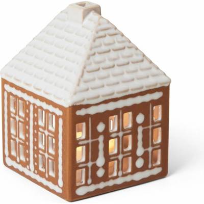 Keramický svietnik na čajovú sviečku Gingerbread Lighthouse – Kähler Design