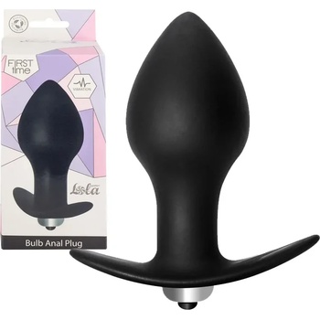 Анален разширител с вибрации и удобна основа, 8, 7см. - Anal Plug Bulb (5006-03LOLA)