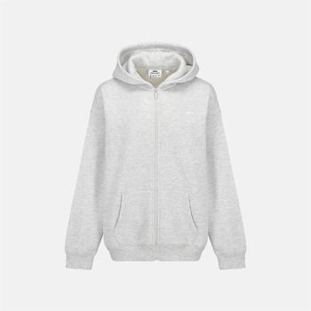 Slazenger OS FZ Hood Womens - Ice Grey Marl