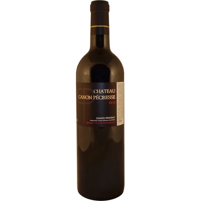 Chateau Canon Pecresse Canon-Fronsac červené suché 2012 14,5% 0,75 l (holá láhev)