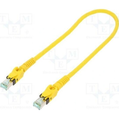 Harting 09488484745005 Patch S/FTP Cat 6a lanko Cu 0,5m žlutý