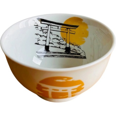 HA-NA-MI Porcelánová miska Architektura dávného Japonska 400 ml