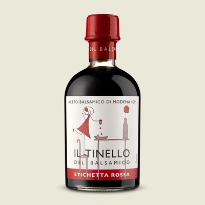 Il Borgo Balsamico Il Tinello balzamikový ocet červená etiketa 250ml