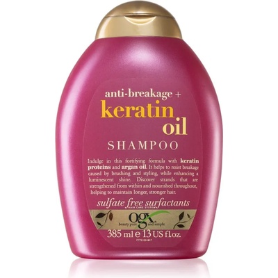 OGX Keratin Oil подсилващ шампоан с кератин и арганово масло 385ml