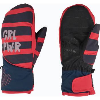 ZIENER Детски скиорски ръкавици ZIENER Liwani Aquashield PR Mitten fiery red