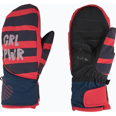 ZIENER Детски скиорски ръкавици ZIENER Liwani Aquashield PR Mitten fiery red