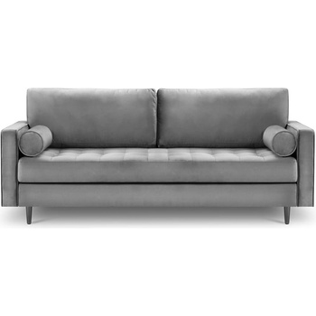 Milo Casa Светлосив диван от кадифе , 219 см Santo - Milo Casa (MIL_3S_44_A3_SANTO5)