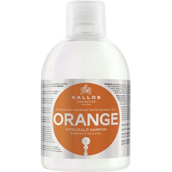 Kallos Orange Shampoo vyživujúco hydratačný šampón 1000 ml