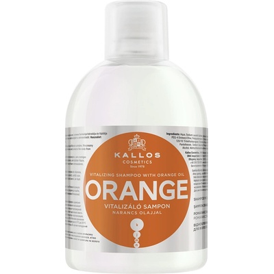 Kallos Orange Shampoo vyživujúco hydratačný šampón 1000 ml