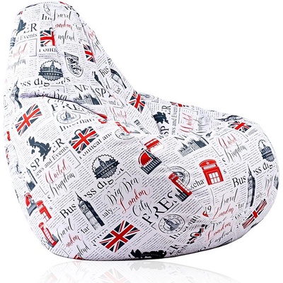 PUFRELAX Калъф за пуф круша, 220л. , Nirvana Hobbit - Good Old News (COVER_PUF-G-NH-TEXP-GON)