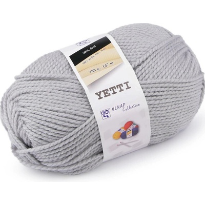 Pletací příze Yetti 100 g Varianta: 23 (56177) šedá světlá, Balení: 1 ks 40184/72742/252329