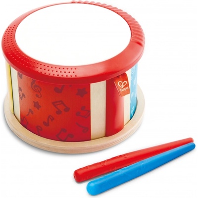 Hape Дървен музикален инструмент Hape - Двустранен барабан (H0608)