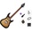 Cort KX300 Premium SET Open Pore Raw Burst Електрическа китара