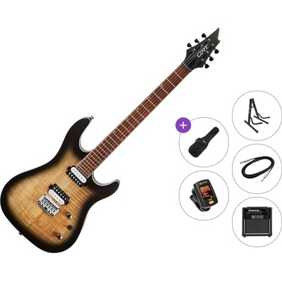 Cort KX300 Premium SET Open Pore Raw Burst Електрическа китара