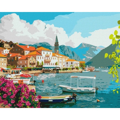 Ideyka Maľovanie podľa čísel Leto v Kotorskej boke 40 x 50 cm