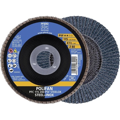 Pferd Vějířovitý brusný kotouč 115 x 22.23 mm 67768115 10 ks