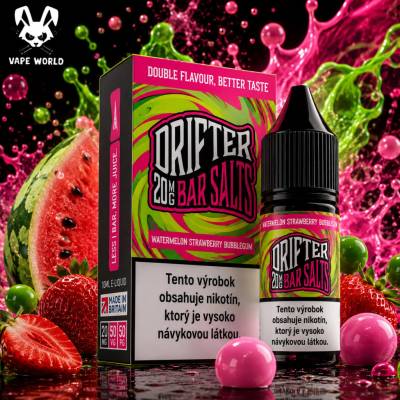 Juice Sauz Drifter Bar Salts Watermelon Strawberry Bubblegum 10 ml 20 mg
