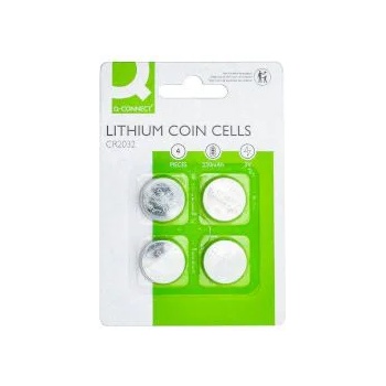Image 1 of Q-CONNECT Батерия литиева CR2032 3V 220mAh 4бр блистер