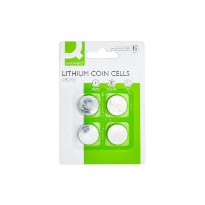 Q-CONNECT Батерия литиева CR2032 3V 220mAh 4бр блистер