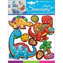 Anděl Samolepky na zeď Dino plastické 18 x 18 cm