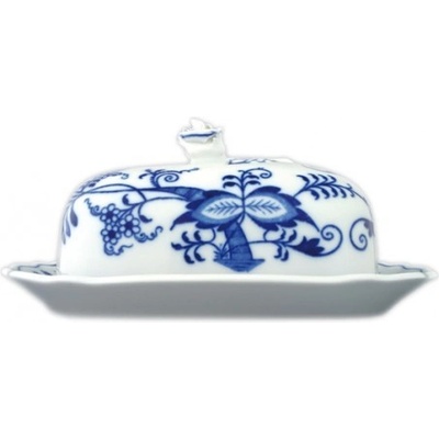 Cibulák Dubí Máslenka hranatá velká komplet cibulový porcelán 70233