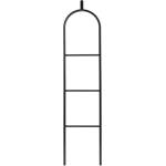 Brabantia Многофункционална закачалка за дрехи Brabantia Linn 1008927, 3 рафта, Овална част за закачане на сако, Устойчива на корозия, Черен (1008927)