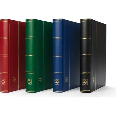 Leuchtturm Zásobník BASIC - A4, 64 stran, černé listy, nevat. desky BASIC S64 - červený