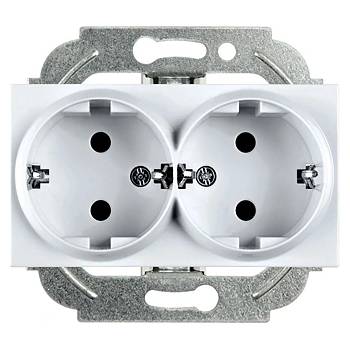 Image 1 of Panasonic КОНТАКТ ДВОЕН КАРЕ ПЛЮС МЕХ+КАПАК СИВ wktt02052sl-eu2 (wktt02052sl-eu2)