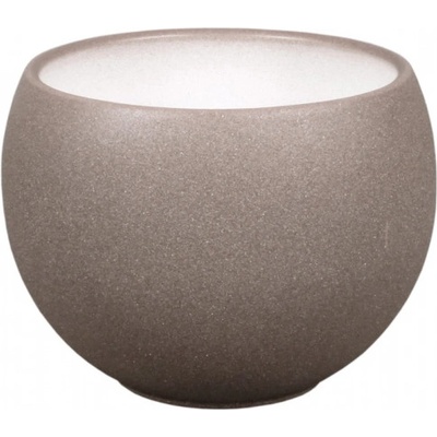 Ceramicus Luna Struktur d 20 cm matný hnědý