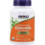 NOW NOW Chlorella Organic Powder, 113 Grams