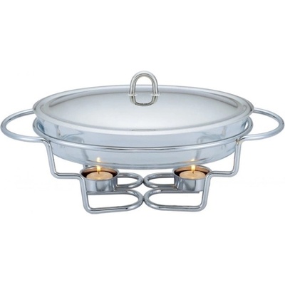 KingHoff Съд за топло сервиране Kinghoff KH 1411, 3 л, стъкло, инокс (KH 1411)