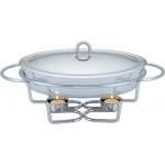 KingHoff Съд за топло сервиране Kinghoff KH 1411, 3 л, стъкло, инокс (KH 1411)