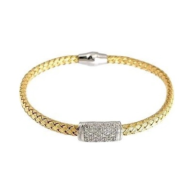 INFINITYSILVER Luxusný strieborný náramok, pozlátený 3108018