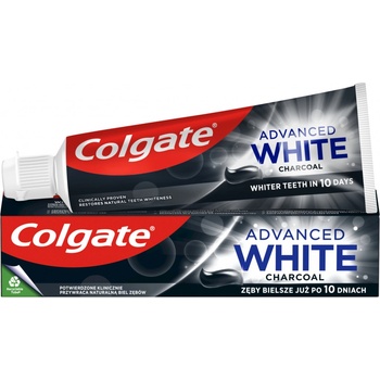 Colgate Advanced White bělicí s aktivním uhlím 75 ml