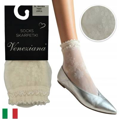 Veneziana ponožky kvety