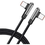 Lito Кабел за данни с Type-C 60W, 1m - Lito (LD13) - Черен