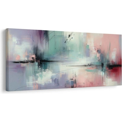 Obraz moderní barevná abstrakce - 100x50