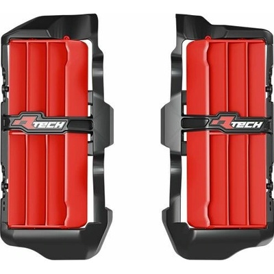 RACETECH (RTECH) mřížky sání zvětšeného chladiče BETA RR 125 / 200 / 250 / 300 X-PRO / RACE 25, RR 350 / 390 / 430 / 450 / 480 X-PRO / RACE 25, barva černá / červená