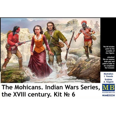 MASTER BOX LTD The Mohicans. Indian Wars Series the XVIII century. Kit No. 6 1:35
