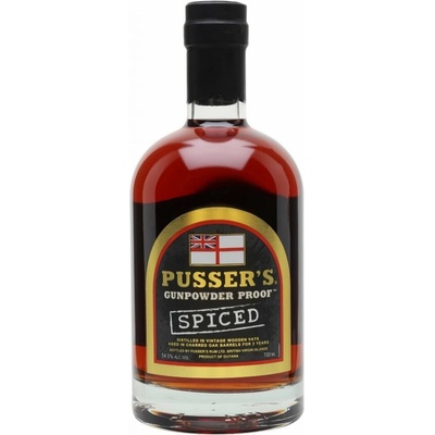 Pusser's Rum Gunpowder Proof Spiced 54,5% 0,7 l (čístá fľaša)
