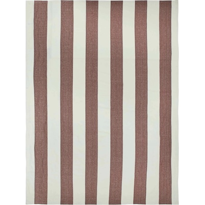 Ferm Living Ubrus Hale Chestnut/Frosted Lime 150 × 240 cm hnědá barva textil