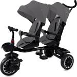 Chipolino Триколка за близнаци Chipolino Twin Go Графит - въртящи се седалки 360°, до 50 кг (TRKTG02602CH)