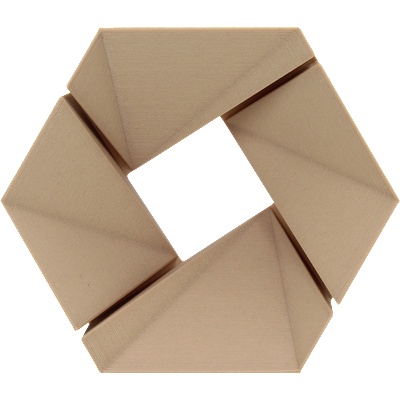 3DJAKE ecoPLA Wood Light Brown - 1, 75 mm / 1000 g (9010707004950)