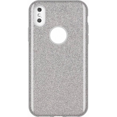 Wozinsky Калъф за телефон Wozinsky Glitter за iPhone Xs Max, сребрист (7426825359674)