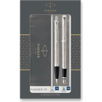 PARKER 1501/1563258 Darčekový set Jotter CT Plniace a Guľôčkové pero stainless steel