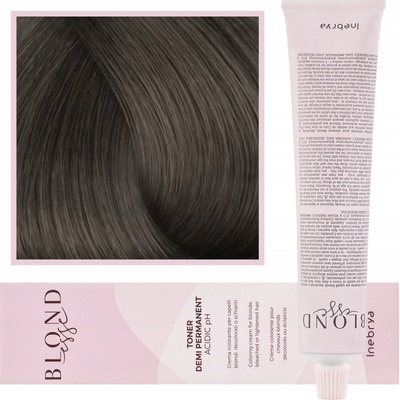 Inebrya BLONDesse Toner Demi Permanent na vlasy DT03 Metallic Dark Grey Pear 100 ml