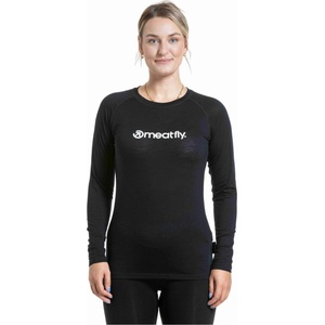 Meatfly дамска мерино тениска Lacey Black Meatfly | Cheren | ЖЕНИ | XS