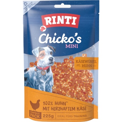 RINTI Chickos Mini syrové kocky s kuracím 225 g