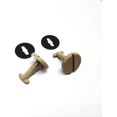 Пластмасови щипки за закрепяне на стелки към пода за bmw - бежови