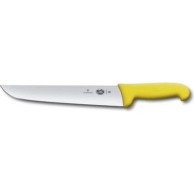 Victorinox 5.5208.20 Fibrox mäsiarsky nôž, 20 cm rovná široká čepeľ, žltý